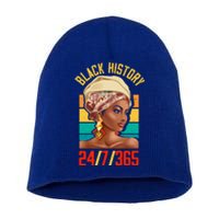 Black History Month Juneteenth African Equality Gift Short Acrylic Beanie