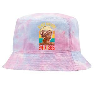 Black History Month Juneteenth African Equality Gift Tie-Dyed Bucket Hat