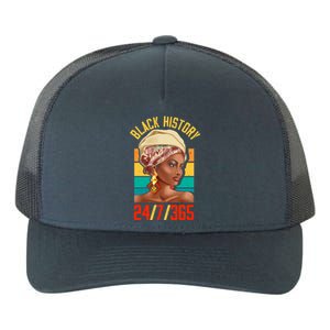 Black History Month Juneteenth African Equality Gift Yupoong Adult 5-Panel Trucker Hat