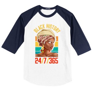 Black History Month Juneteenth African Equality Gift Baseball Sleeve Shirt