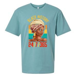 Black History Month Juneteenth African Equality Gift Sueded Cloud Jersey T-Shirt