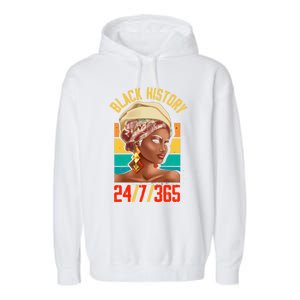 Black History Month Juneteenth African Equality Gift Garment-Dyed Fleece Hoodie