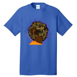 Black History Month Teacher African American Teacher Gift Tall T-Shirt