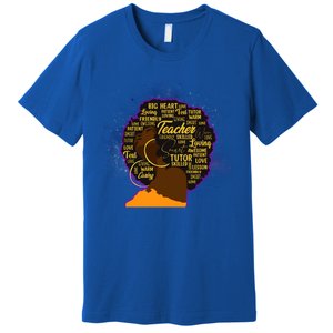 Black History Month Teacher African American Teacher Gift Premium T-Shirt