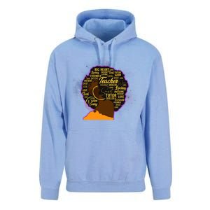 Black History Month Teacher African American Teacher Gift Unisex Surf Hoodie