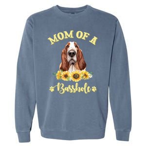 Basset Hound Moms For Great Gift Garment-Dyed Sweatshirt