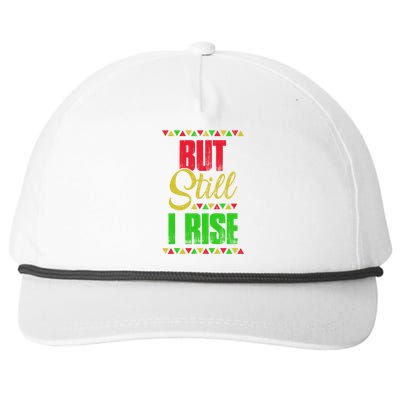 Black History Month But Still I Rise Cute Gift Snapback Five-Panel Rope Hat