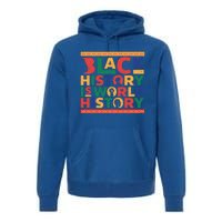 Black History Month Vintage African American Heritage Gift Funny Gift Premium Hoodie