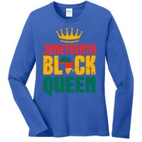 Black History Month Juneteenth Afro American Mom Gift Ladies Long Sleeve Shirt