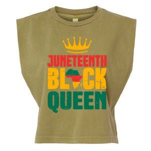 Black History Month Juneteenth Afro American Mom Gift Garment-Dyed Women's Muscle Tee