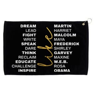 BLACK HISTORY Month Juneteenth African American Pride Grommeted Golf Towel