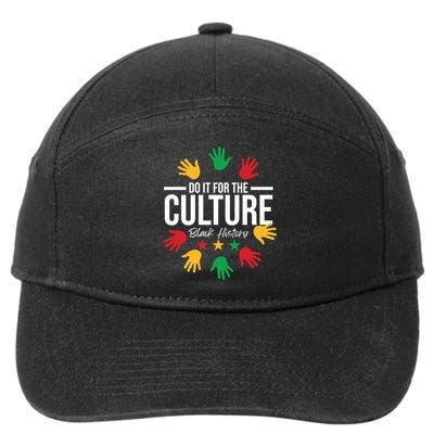 Black History Month Do It For The Culture Black History Gift 7-Panel Snapback Hat