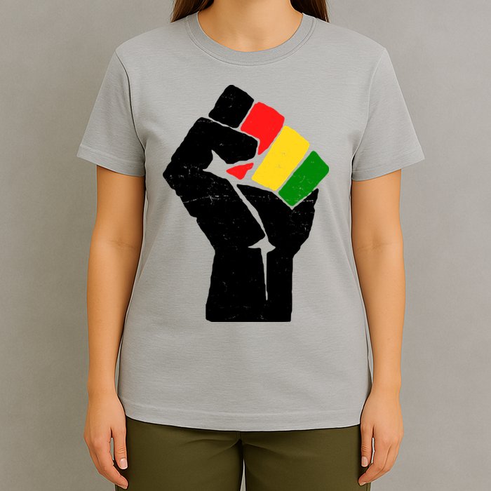 Black History Month Fist African Pride T-Shirt