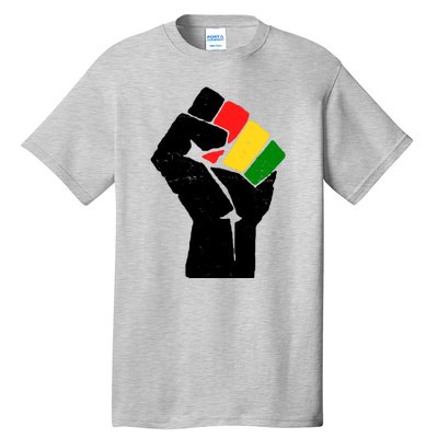 Black History Month Fist African Pride Tall T-Shirt