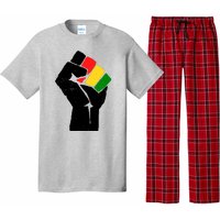 Black History Month Fist African Pride Pajama Set