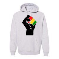 Black History Month Fist African Pride Premium Hoodie