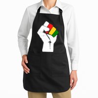 Black History Month Fist African Pride Apron