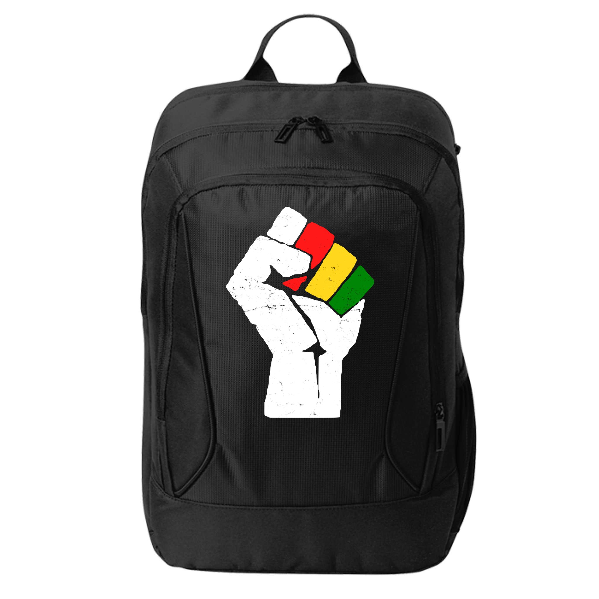 Black History Month Fist African Pride City Backpack