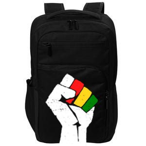 Black History Month Fist African Pride Impact Tech Backpack