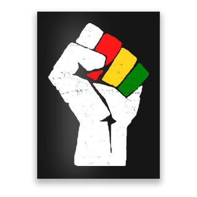 Black History Month Fist African Pride Poster