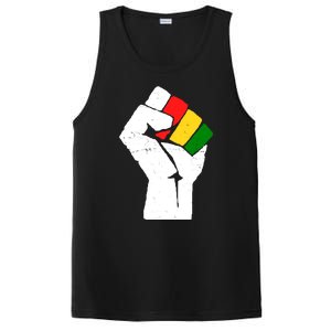 Black History Month Fist African Pride PosiCharge Competitor Tank