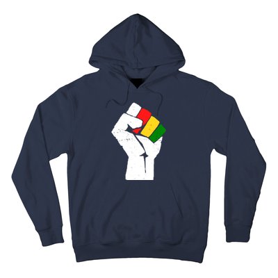 Black History Month Fist African Pride Hoodie