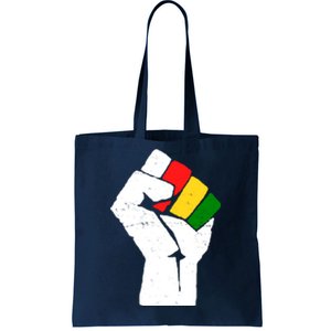 Black History Month Fist African Pride Tote Bag