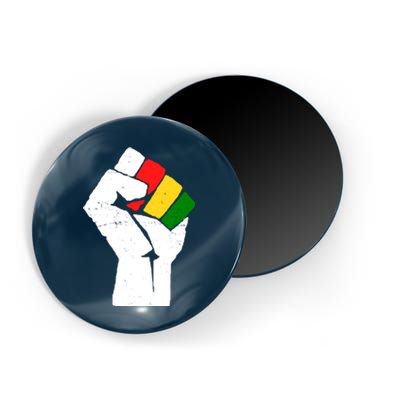 Black History Month Fist African Pride Magnet