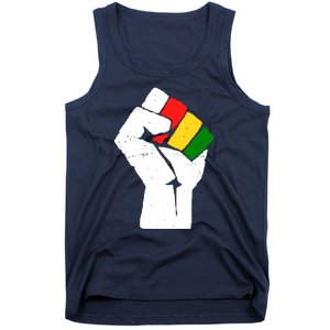 Black History Month Fist African Pride Tank Top