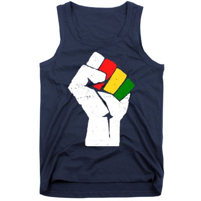 Black History Month Fist African Pride Tank Top