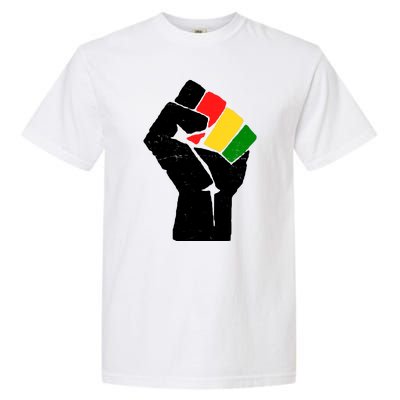 Black History Month Fist African Pride Garment-Dyed Heavyweight T-Shirt