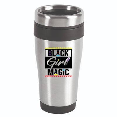 Black History Magic Afro For Junenth Hbcu Meaningful Gift 16oz Travel Tumbler
