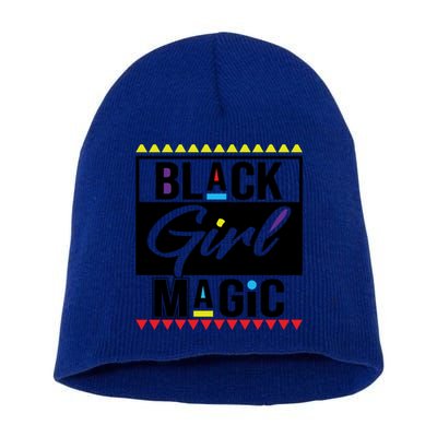 Black History Magic Afro For Junenth Hbcu Meaningful Gift Short Acrylic Beanie