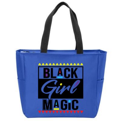 Black History Magic Afro For Junenth Hbcu Meaningful Gift Zip Tote Bag