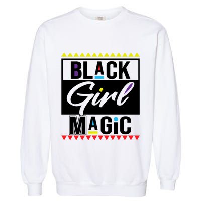 Black History Magic Afro For Junenth Hbcu Meaningful Gift Garment-Dyed Sweatshirt