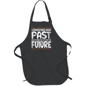 Black History Month Juneteenth Black Pride Full-Length Apron With Pockets