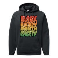 Black History Month Party Performance Fleece Hoodie