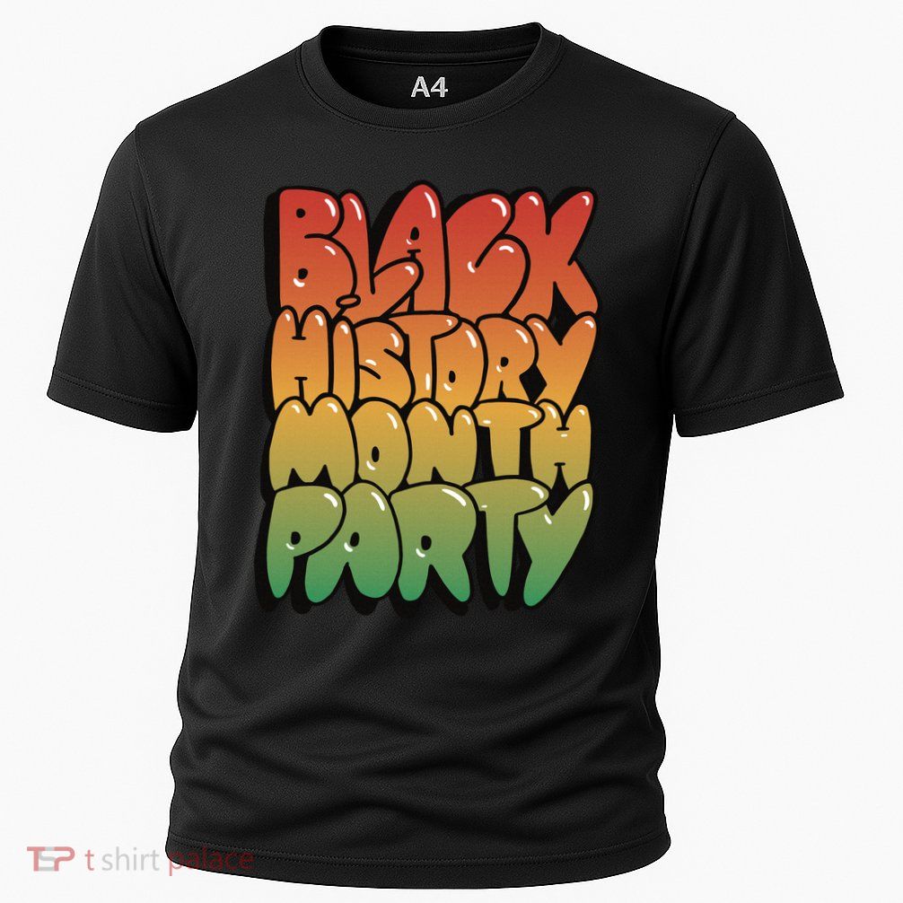 Black History Month Party Cooling Performance Crew T-Shirt