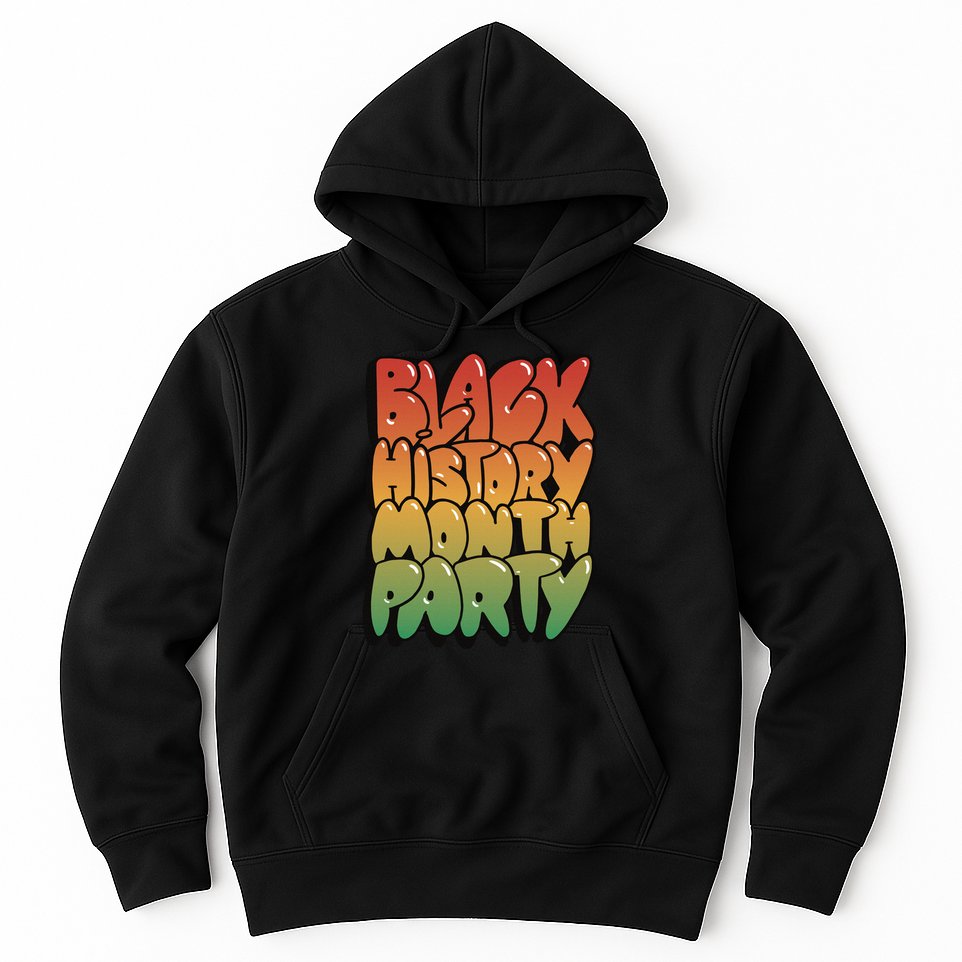 Black History Month Party Hoodie