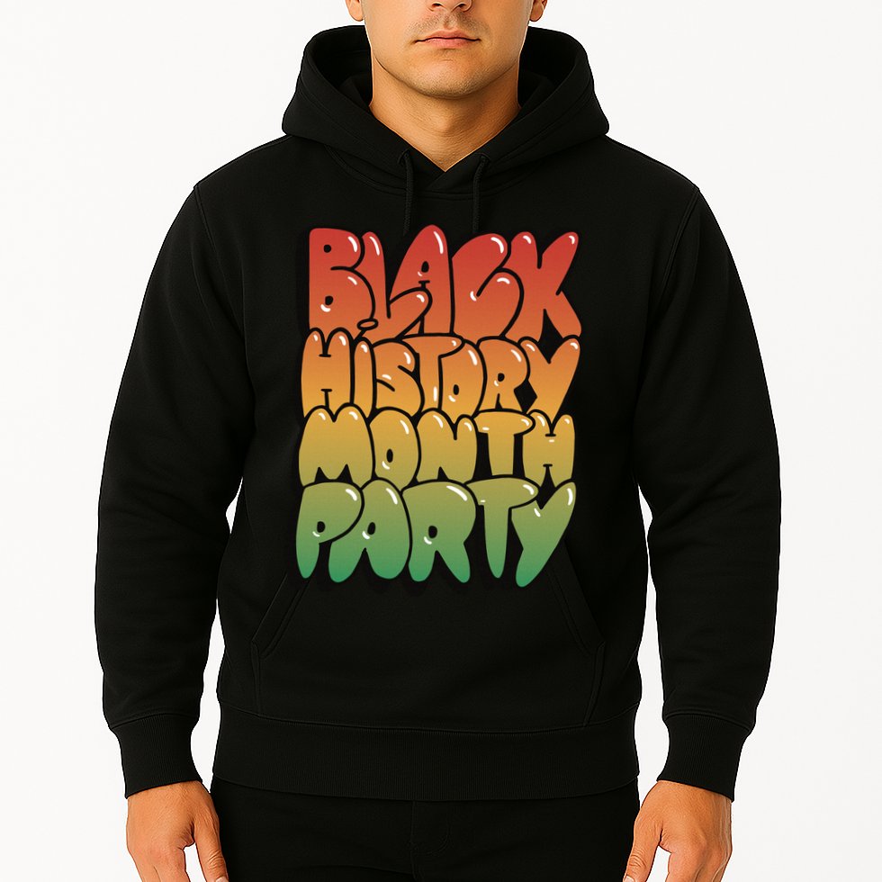 Black History Month Party Hoodie