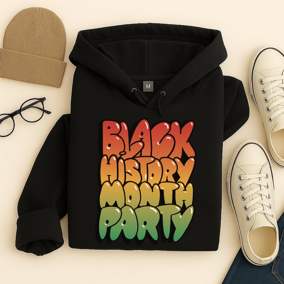 Black History Month Party Hoodie