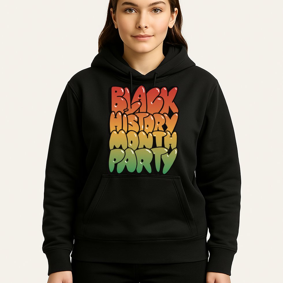 Black History Month Party Hoodie