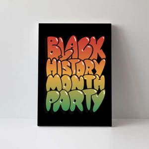 Black History Month Party Canvas