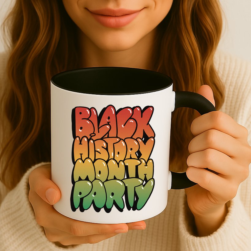 Black History Month Party Mug