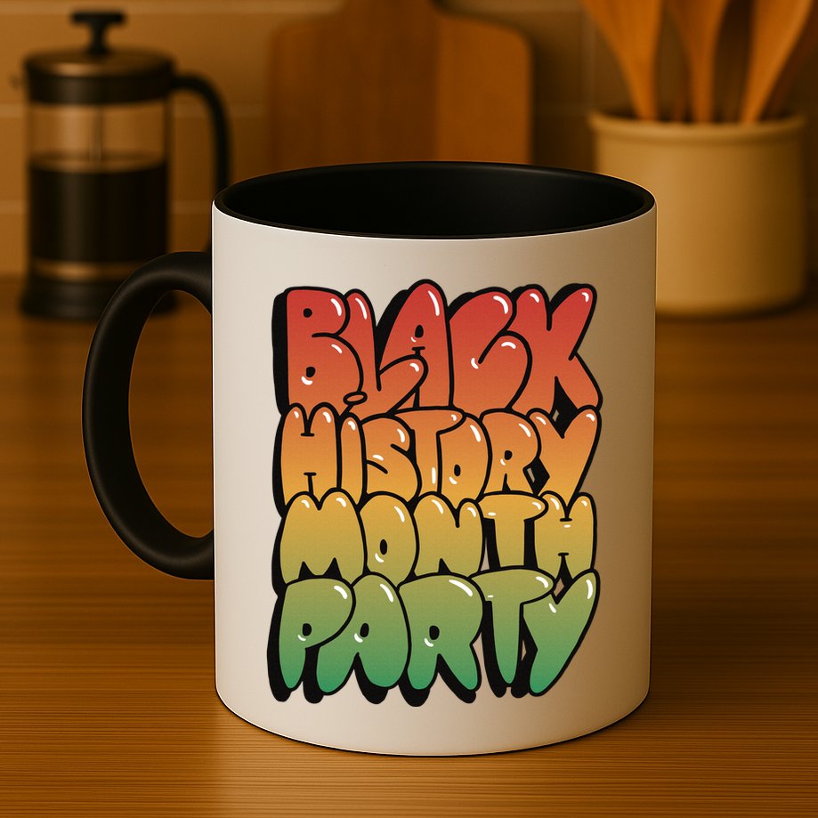 Black History Month Party Mug