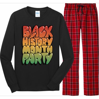 Black History Month Party Long Sleeve Pajama Set