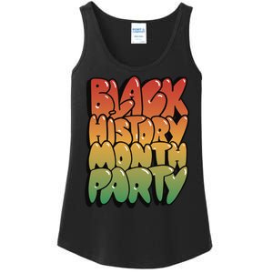 Black History Month Party Ladies Essential Tank