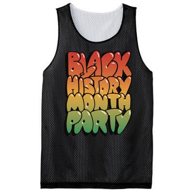 Black History Month Party Mesh Reversible Basketball Jersey Tank