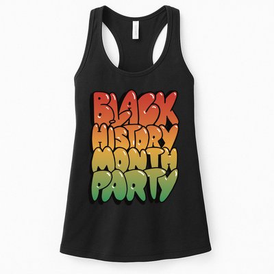 Black History Month Party Womens Tank Top