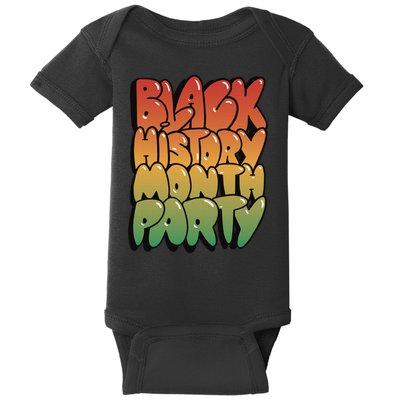 Black History Month Party Baby Bodysuit